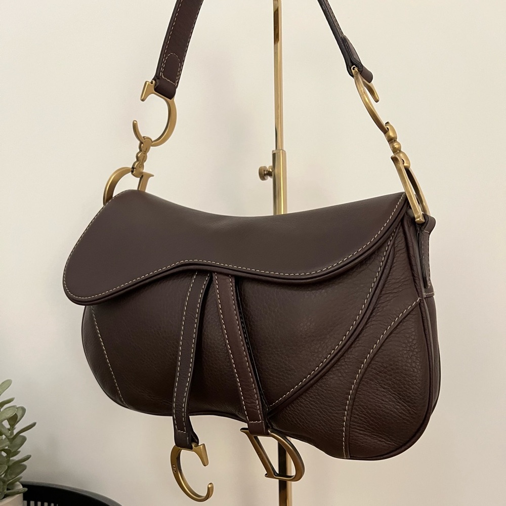 Y2K Vintage Dior Double Saddle Bag in excellent condition! - Picture 5 of 17